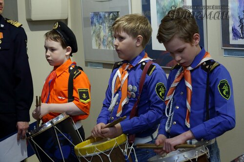 Открытие выставки работ  художника-иллюстратора Евгении Ивановны Стерлиговой YE1A0478